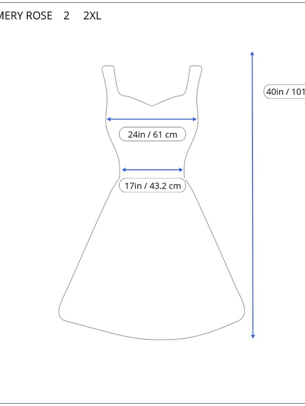 Emery Rose Womens Plus 2XL Dress Fit Flare Mini Sleeveless Blue Black WAT53E - Picture 2 of 12